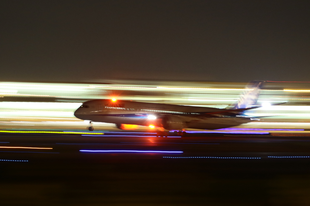 787 流し撮り！ 失敗作