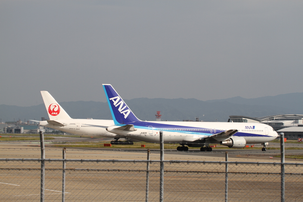 ANAとJALの競演