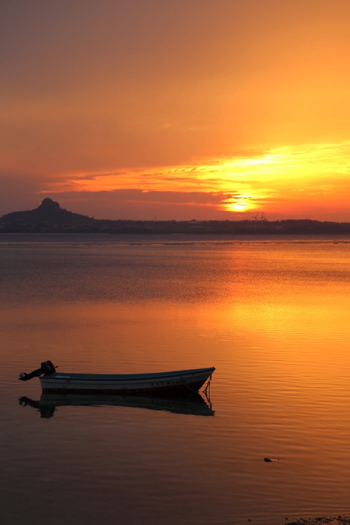 夏の夕暮れ