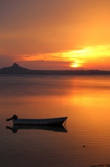 夏の夕暮れ