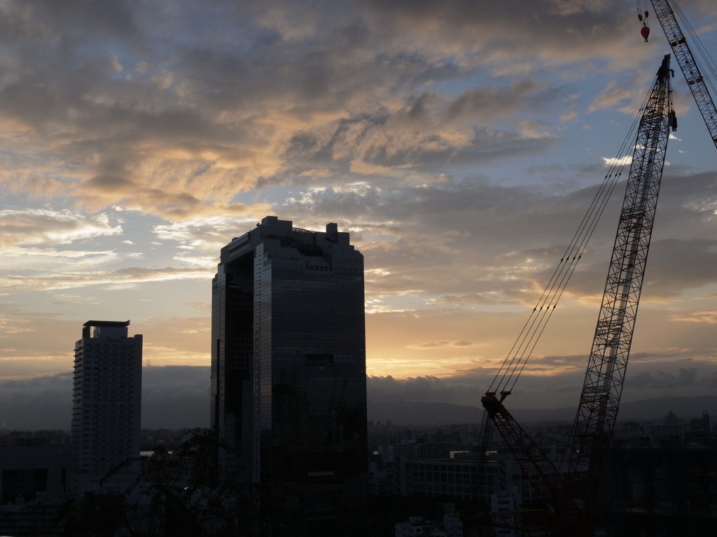 大阪夕景