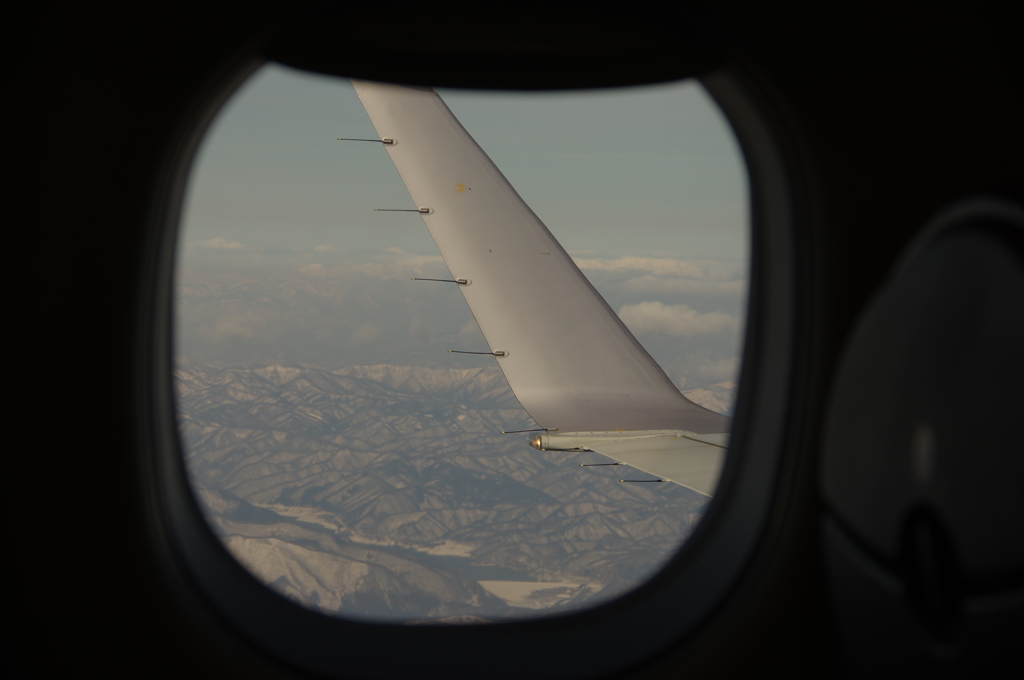 旅客機内にて⑤
