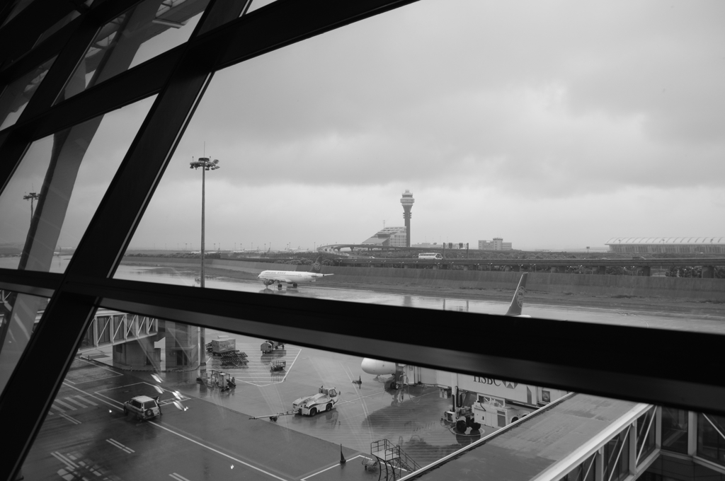 上海浦東空港にて②