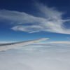 飛行機にて①