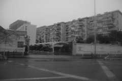 雨の上海(タクシーから)②