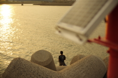 とある河口にて・・・