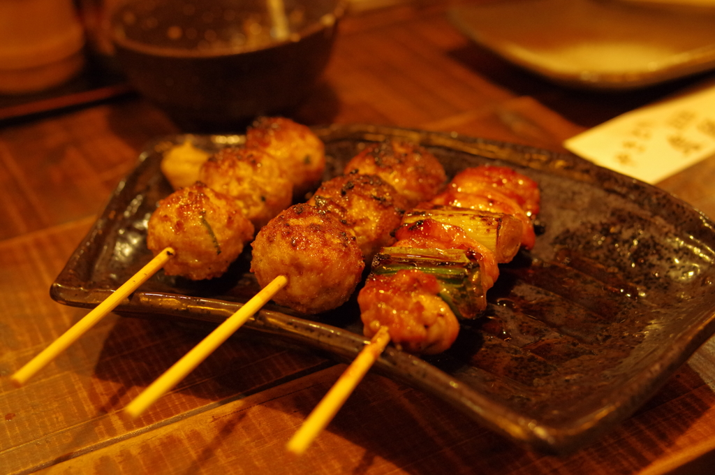 焼き鳥屋にて　其の②
