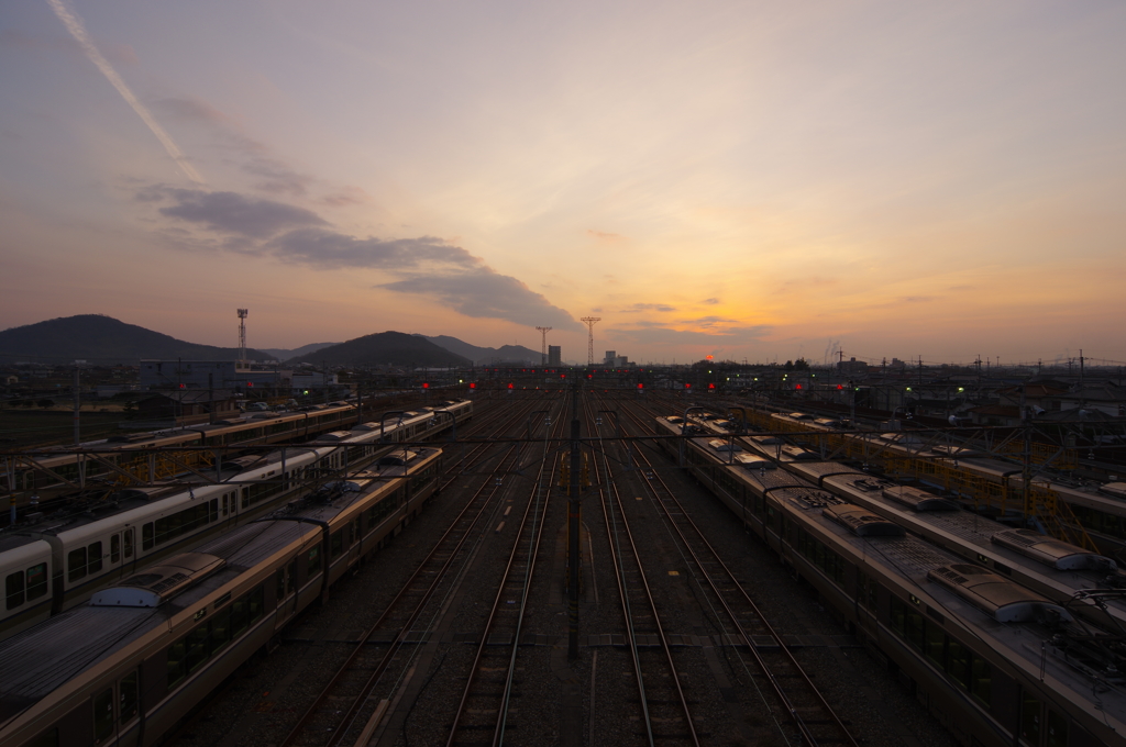 朝のとある陸橋②