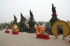 中国　春秋淹城遺公園にて②