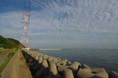 八家の海辺にて②