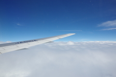飛行機にて②