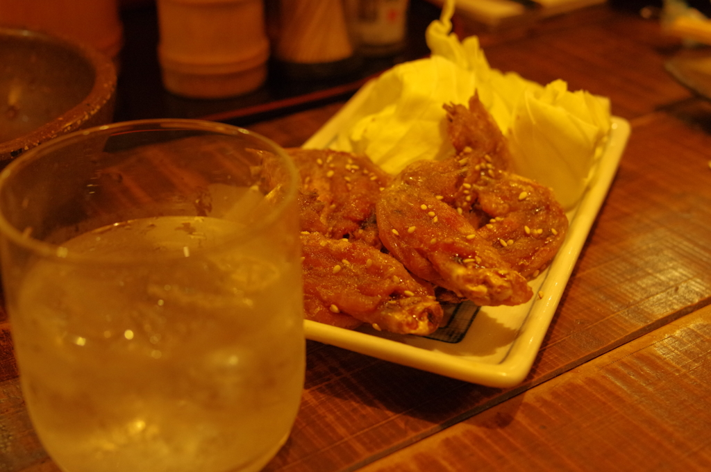 焼き鳥屋にて　其の⑦