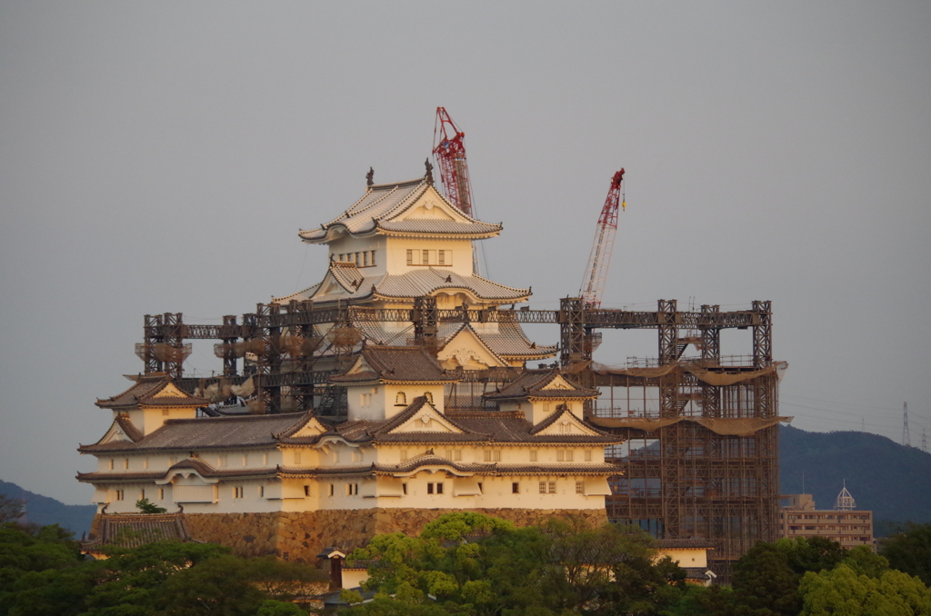 姫路城（工事中）①