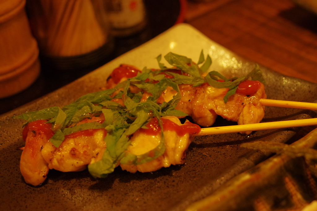 焼き鳥屋にて　其の④