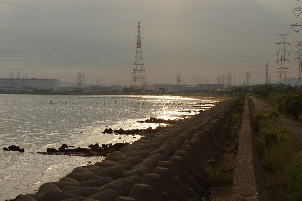 八家の海辺にて⑧