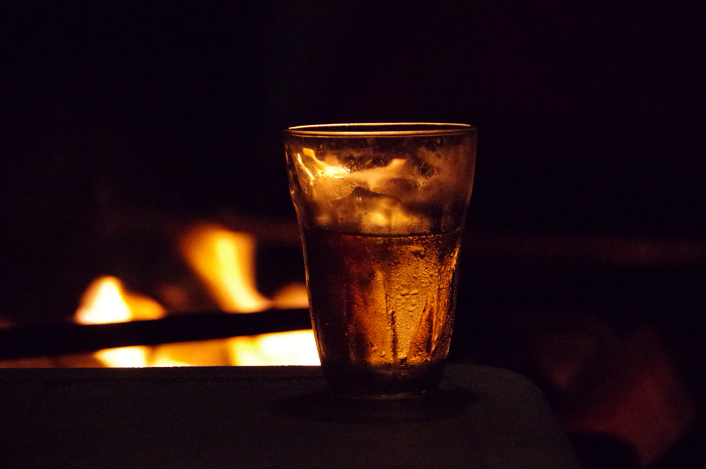 渓流釣りキャンプにて②