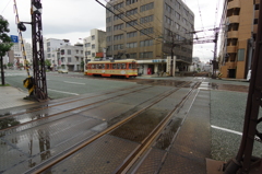 JRと路面電車が交わるところ③