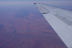 ケアンズからウルルまでの空路にて③