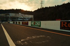 冬のサーキット場
