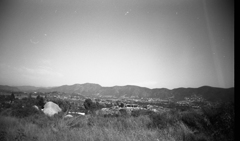 メキシコの田舎の風景