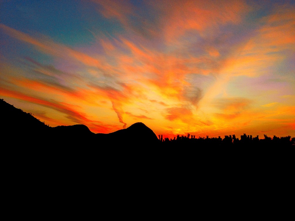 夕暮れ
