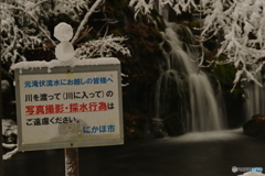 雪の元滝3