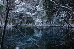 雪の丸池3