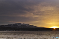 夜勤明けの日の出1