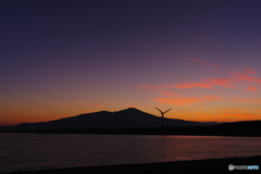 酒田北港からの鳥海山3