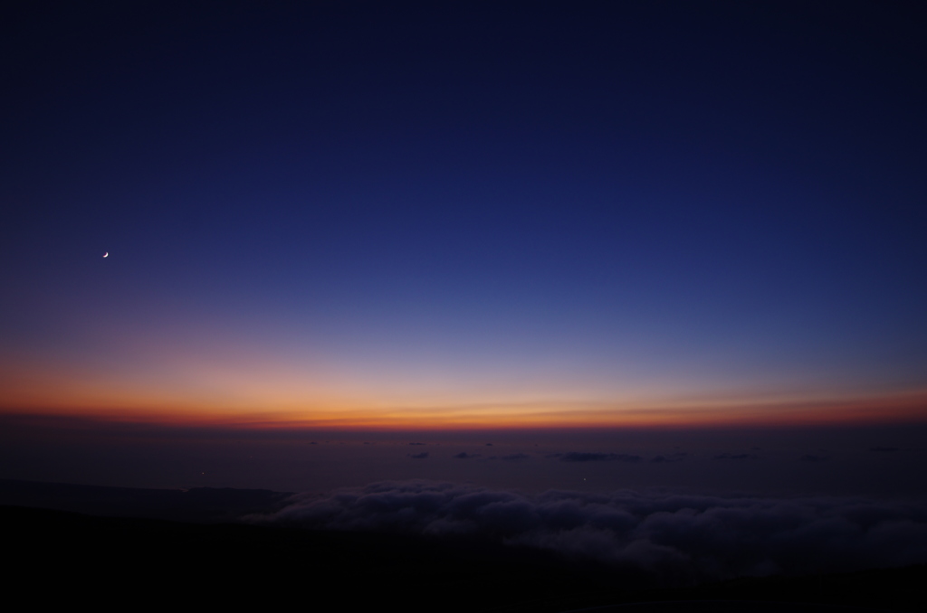 鉾立からの夕暮れ