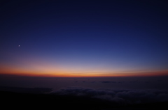 鉾立からの夕暮れ