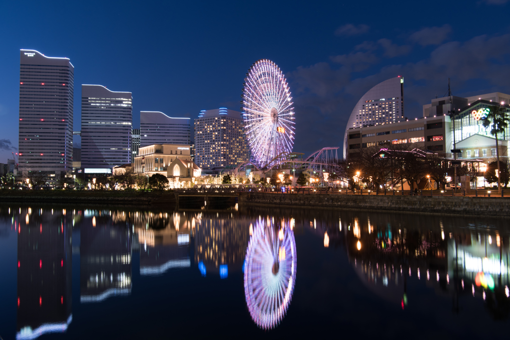 みなとみらいの夜景