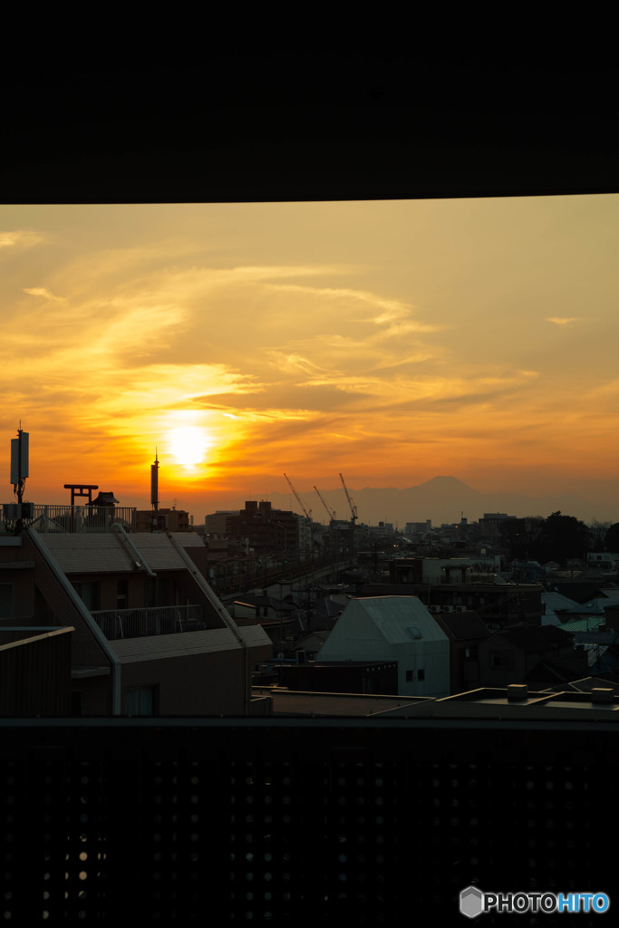 夕焼け頃
