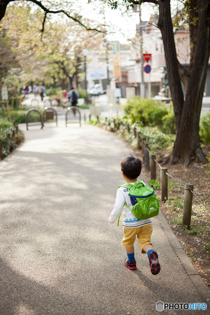 「走ろっ」