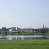 堰と川とおじさん