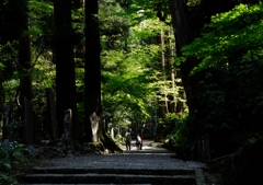 最乗寺　三門を抜けて