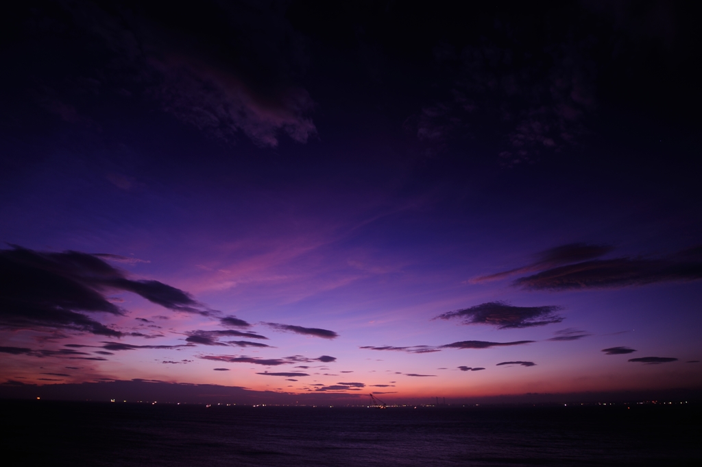Dramatic "Umi-Hotaru" No.2　Purple sky
