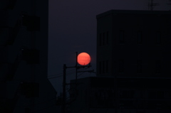 夕日