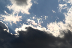空と雨雲の狭間で