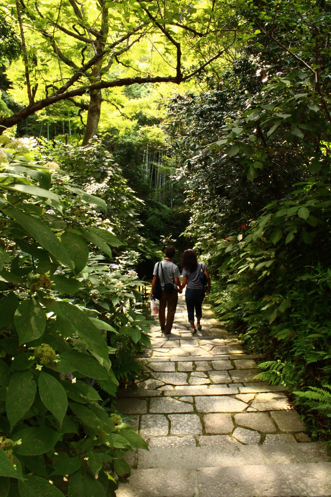 鎌倉瑞泉寺にて