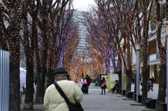 オフィス街の休日