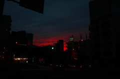 東京の夕焼け