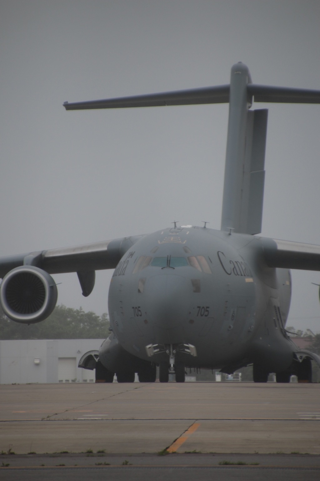 グレーの飛行機さん