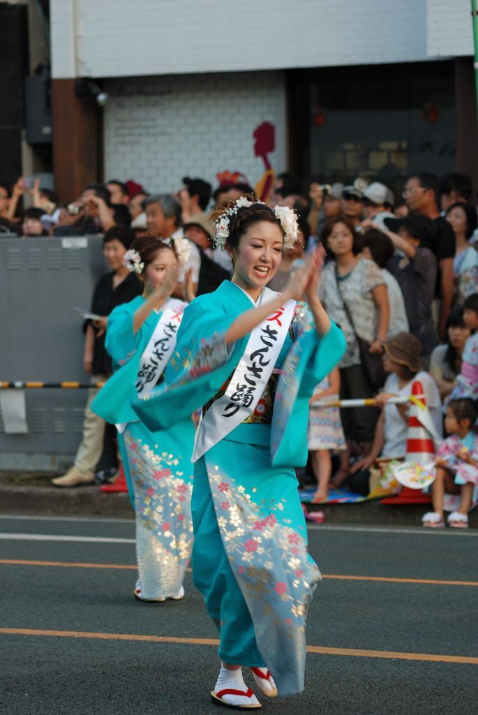 2014年盛岡　さんさ踊り　ミスさんさ踊り