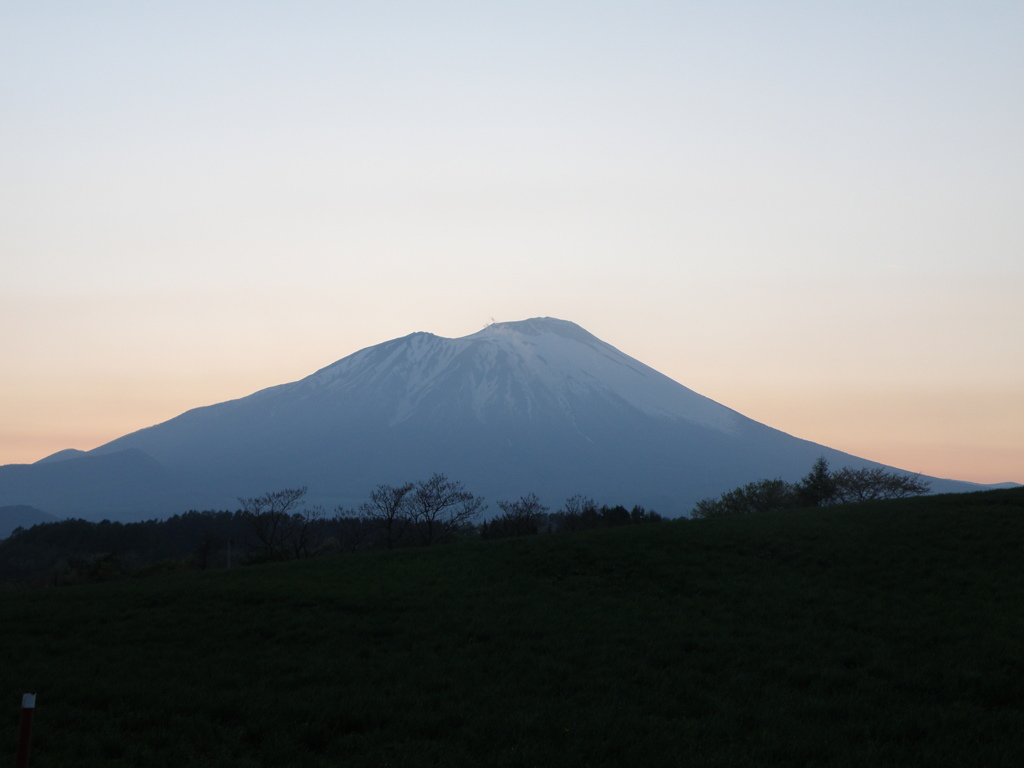 岩手山の夕焼け