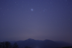 遠くに見える山並み