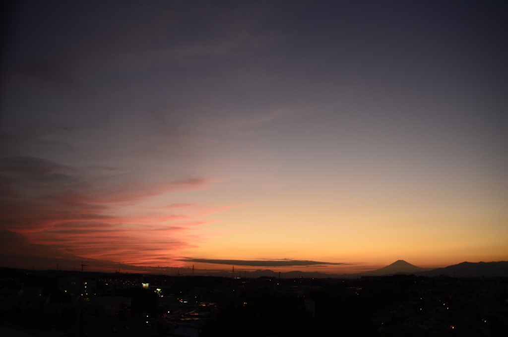 今日の夕景②
