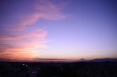 今日の夕景①