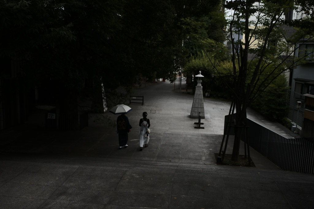 赤城神社まで