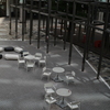 スタバもある広場